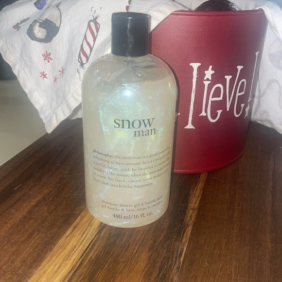 Philosophy Snow man Shampoo, Shower Gel & Bubble Bath, 16 oz. - Picture 1 of 3